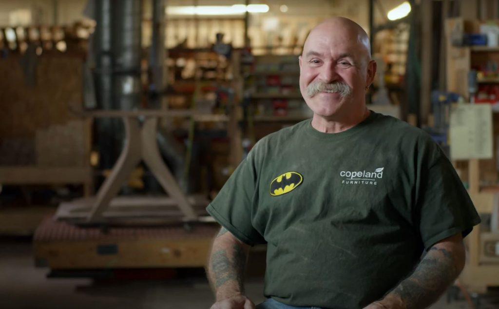 A Craftsman at Copeland Furniture