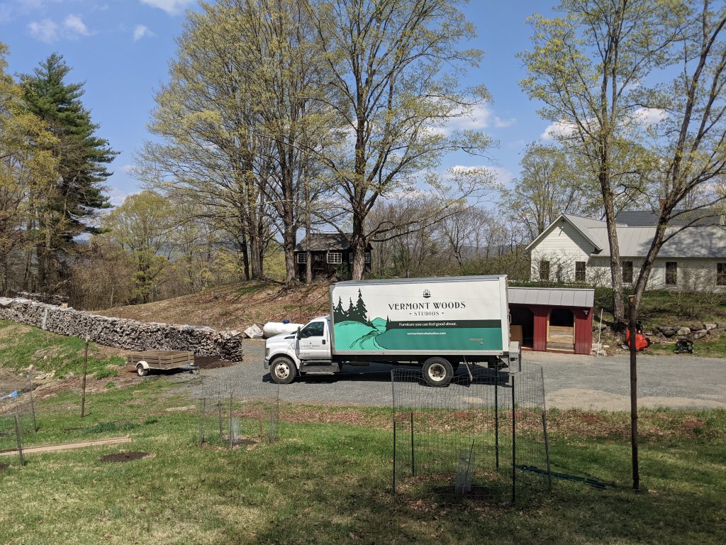 Our truck proudly displaying our new branding