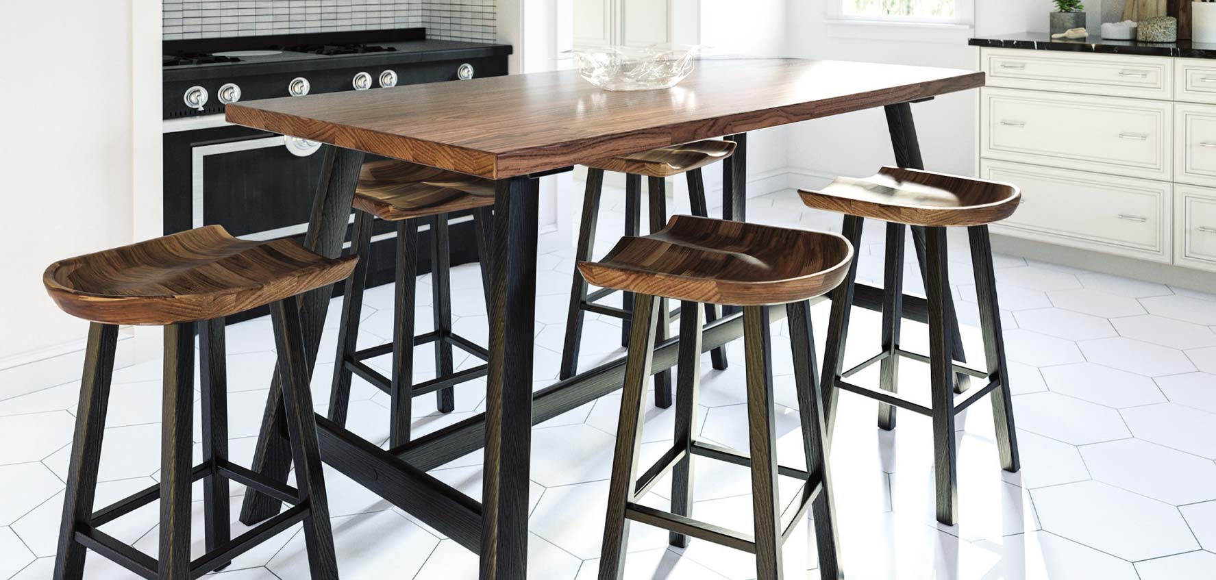 Copeland Furniture | Modern Farmhouse Dining Kitchen Set | American Made in Vermont