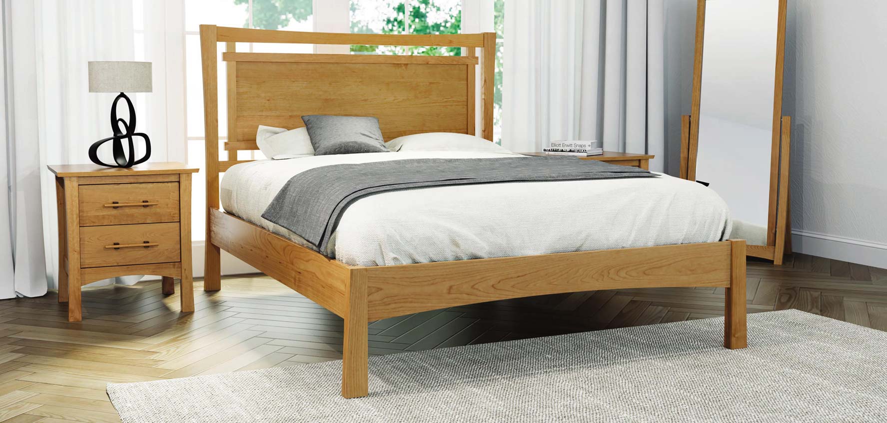 The Monterey Bed | Handcrafted in VT | Vermont Woods Studios