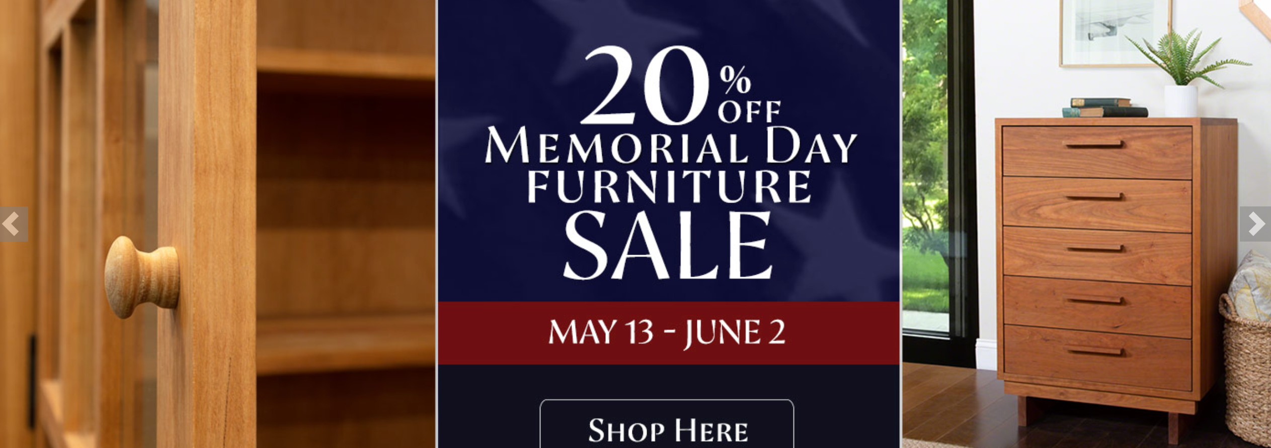 Memorial Day Furniture Sale | American Made | Shop Local