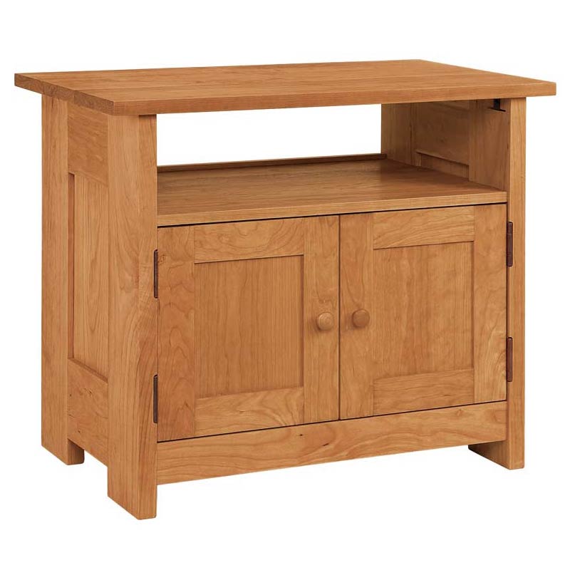 Homestead Small TV Stand in Natural Cherry Wood