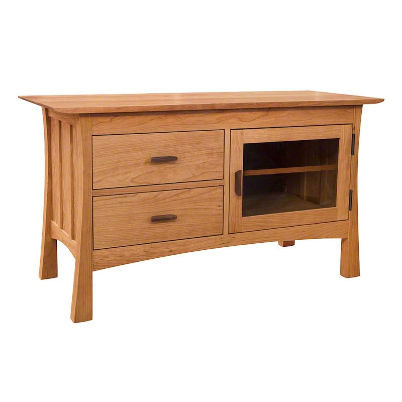 Contemporary Craftsman 2 Drawer TV Console