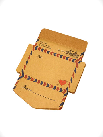 Vintage Envelope Design Sticky Note 45pcs - Office & School Supplies