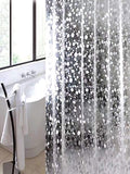 3D Cobblestone Pattern Shower Curtain - Shower Curtains & Accessories