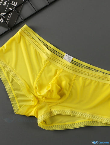 OrcaJump - Mens Basic Boxer Underwear 1 PC Simple Fashion Comfort Basi