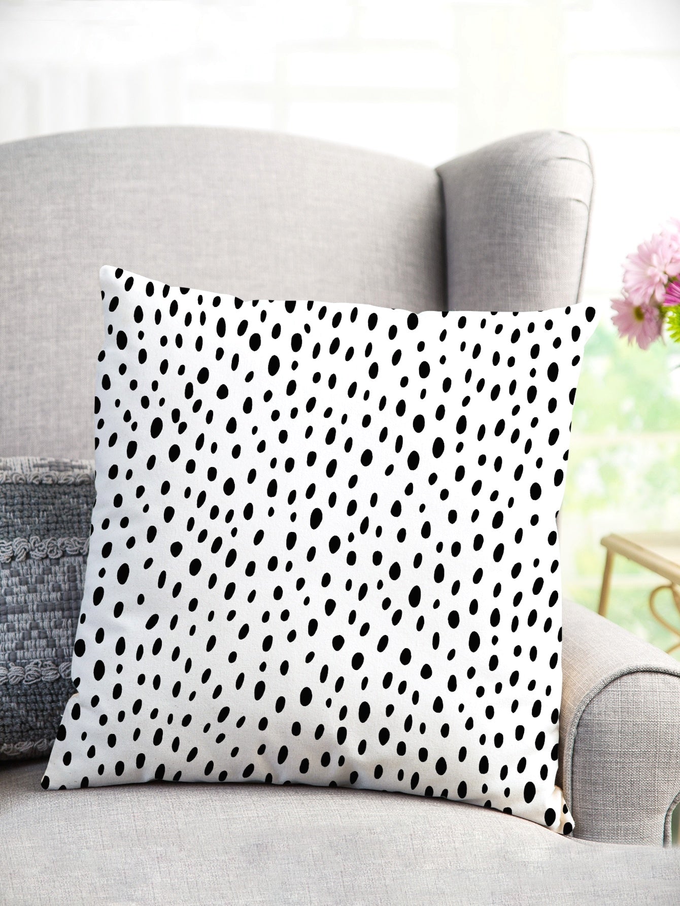 Dalmatian Print Cushion Cover without Filler - Home Decor