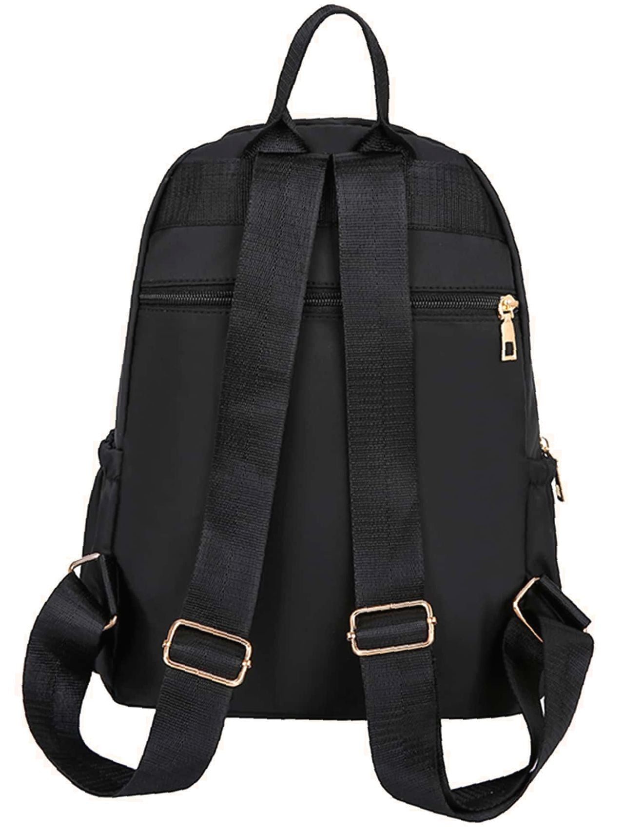 OrcaJump-Pocket Front Quilted Backpack - Women Backpacks