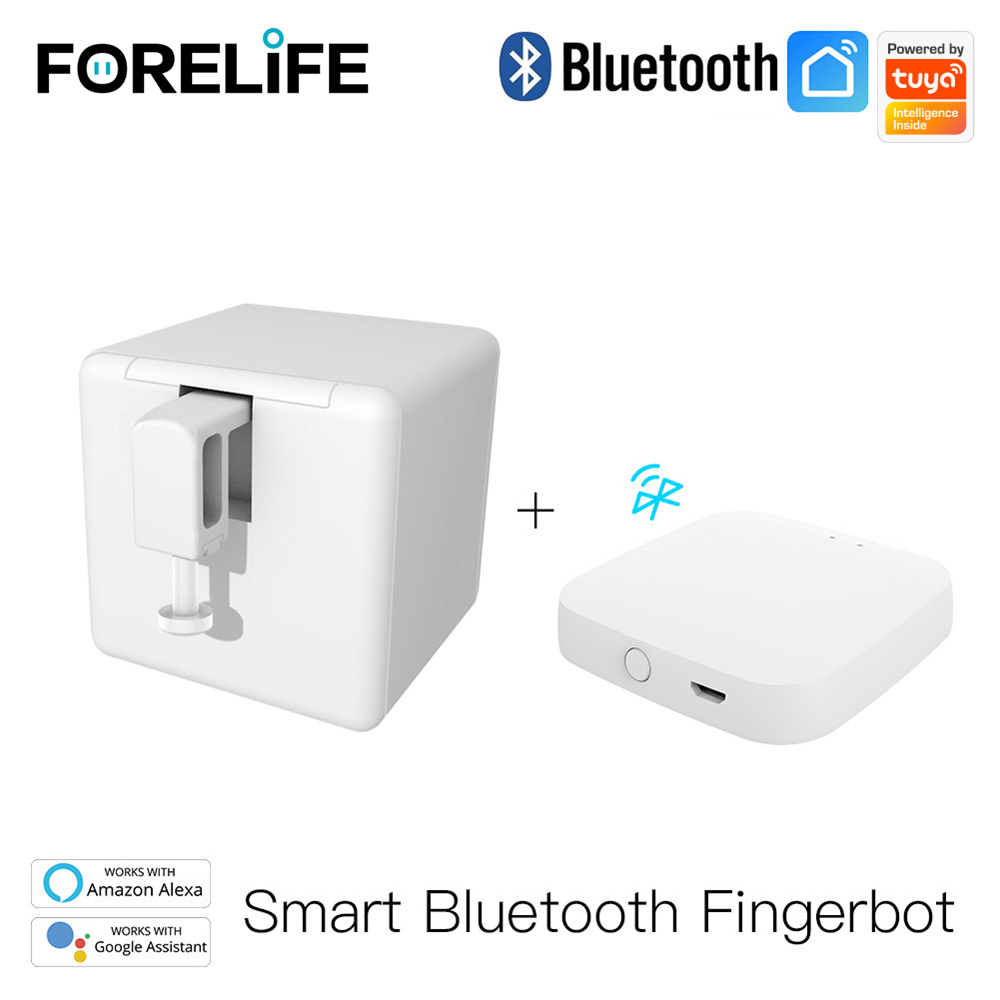 Tuya Bluetooth Smart Fingerbot Switch Bot Button Pusher Remote Control Smart Home Voice Control for Alexa Google Assistant