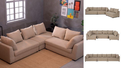 4 SEATER SOFA MODULAR