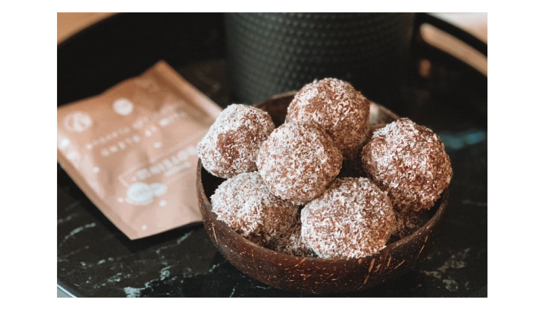 Photo for chocolate coconut protein balls recipe
