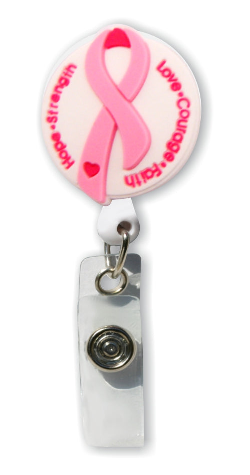 3D Rubber Retractable Badge Reel – LPN Heart