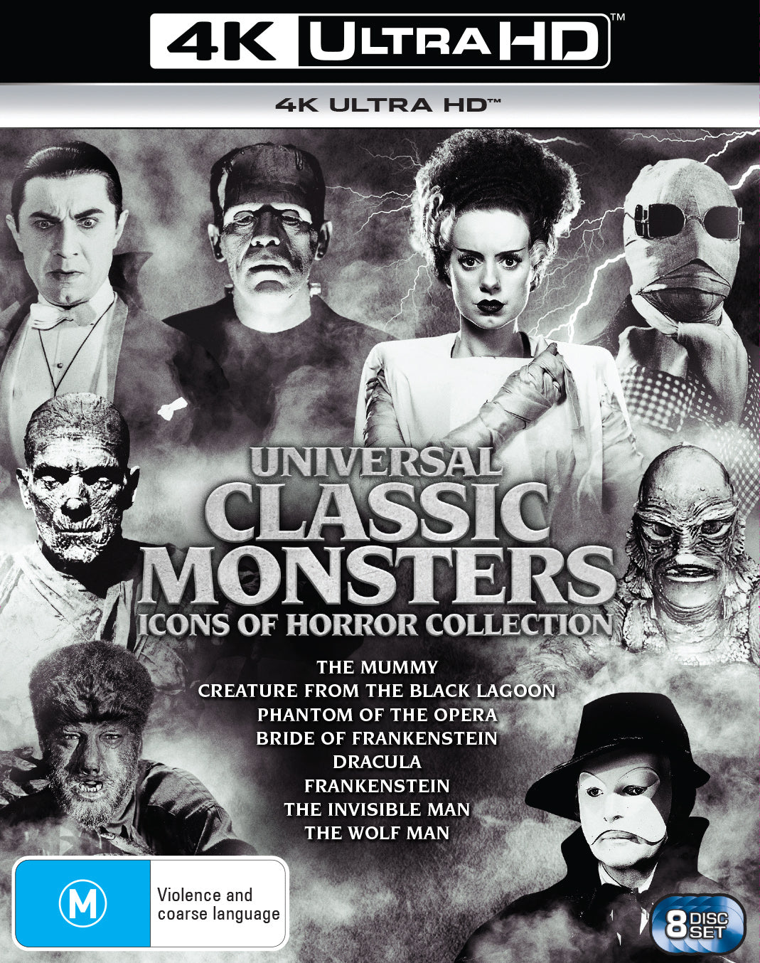 kader bezoeker boezem Universal Classic Monsters - Icons of Horror: 8 Film Collection [4K Ul –  Random Space