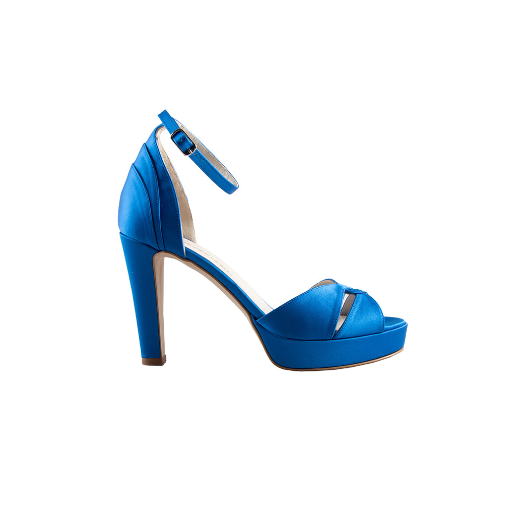 Electric blue heels ASOS, 女裝, 鞋, 高跟鞋- Carousell