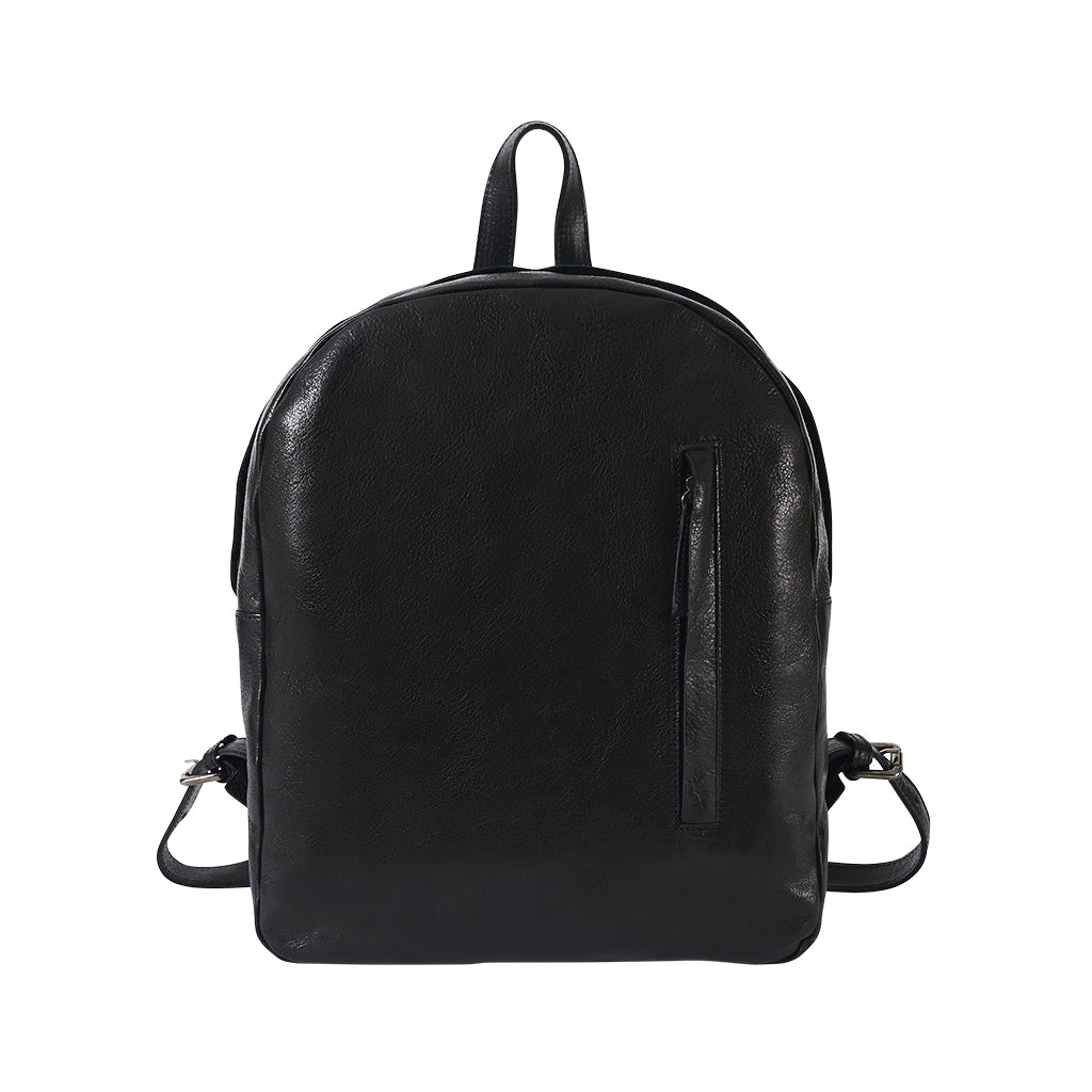 Mod 261 Black - Vegetable-Tanned Leather Backpack