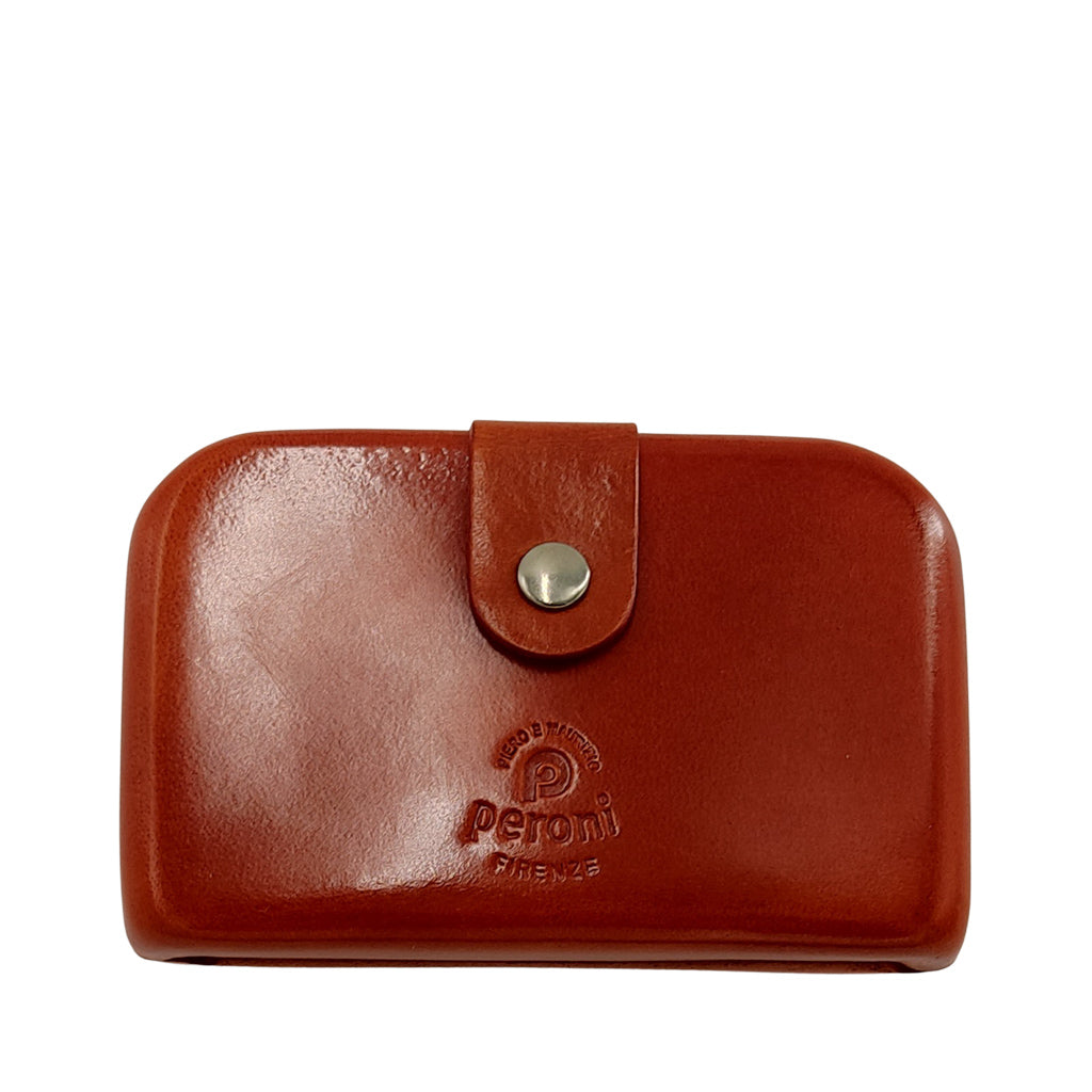 Ermete Mustard - Ostrich Leather Card Holder