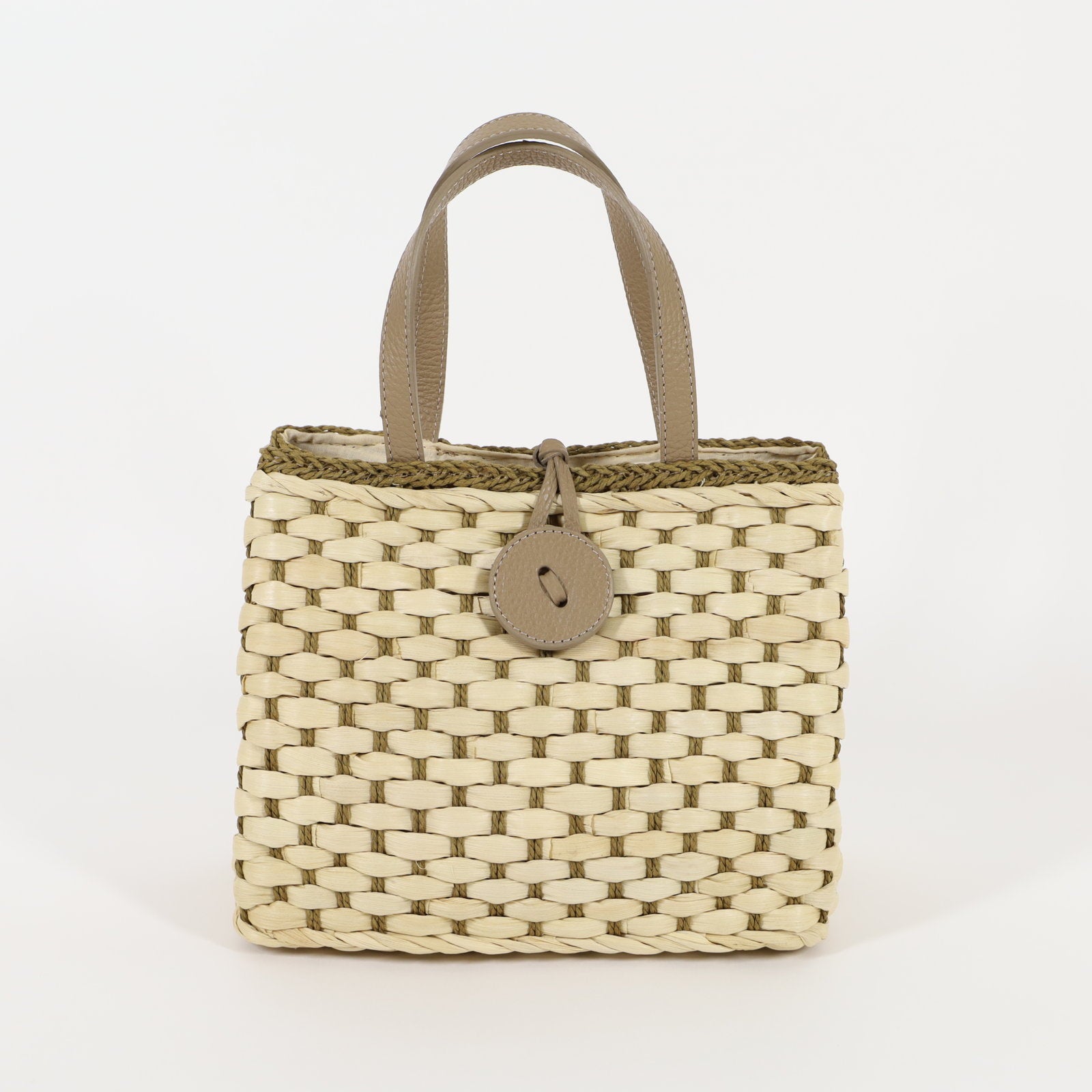 Alma Tonutti Italian Metallic Woven Handbag