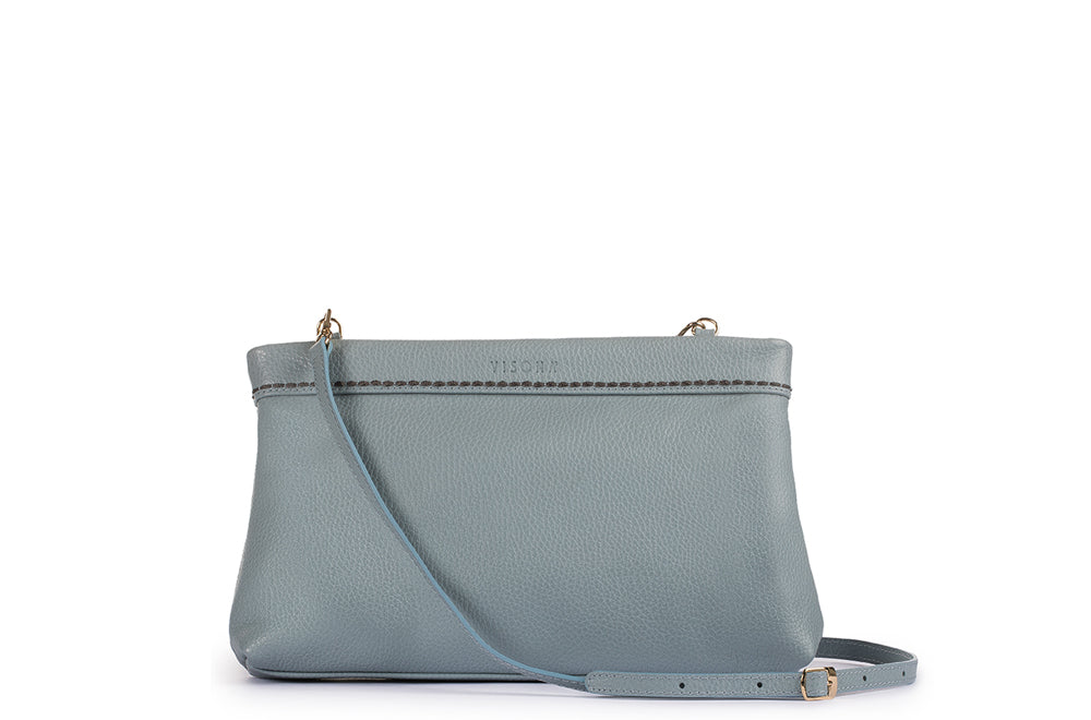 ili Embossed Leather Crossbody Bag