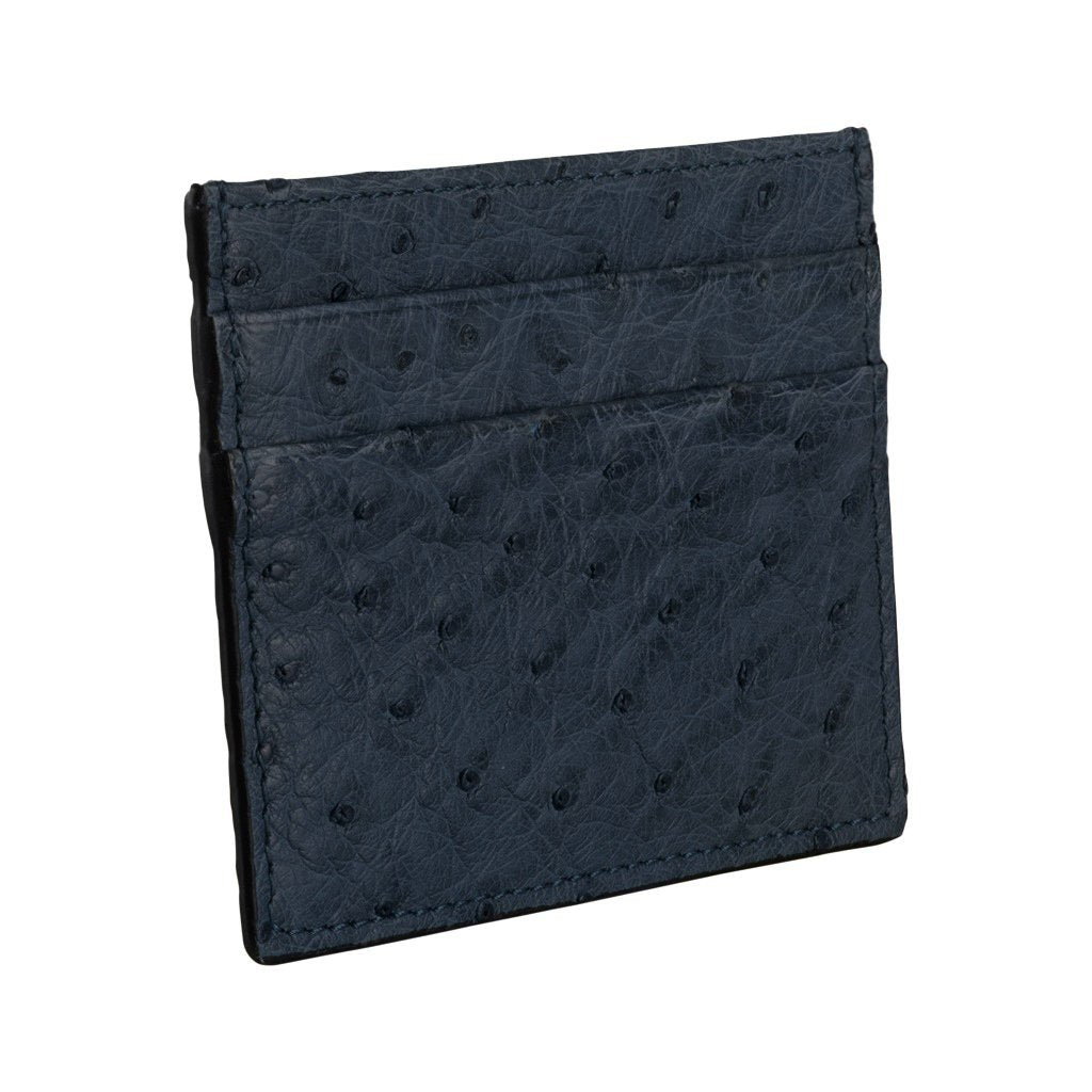 Double card holder Ostrich Leather - 