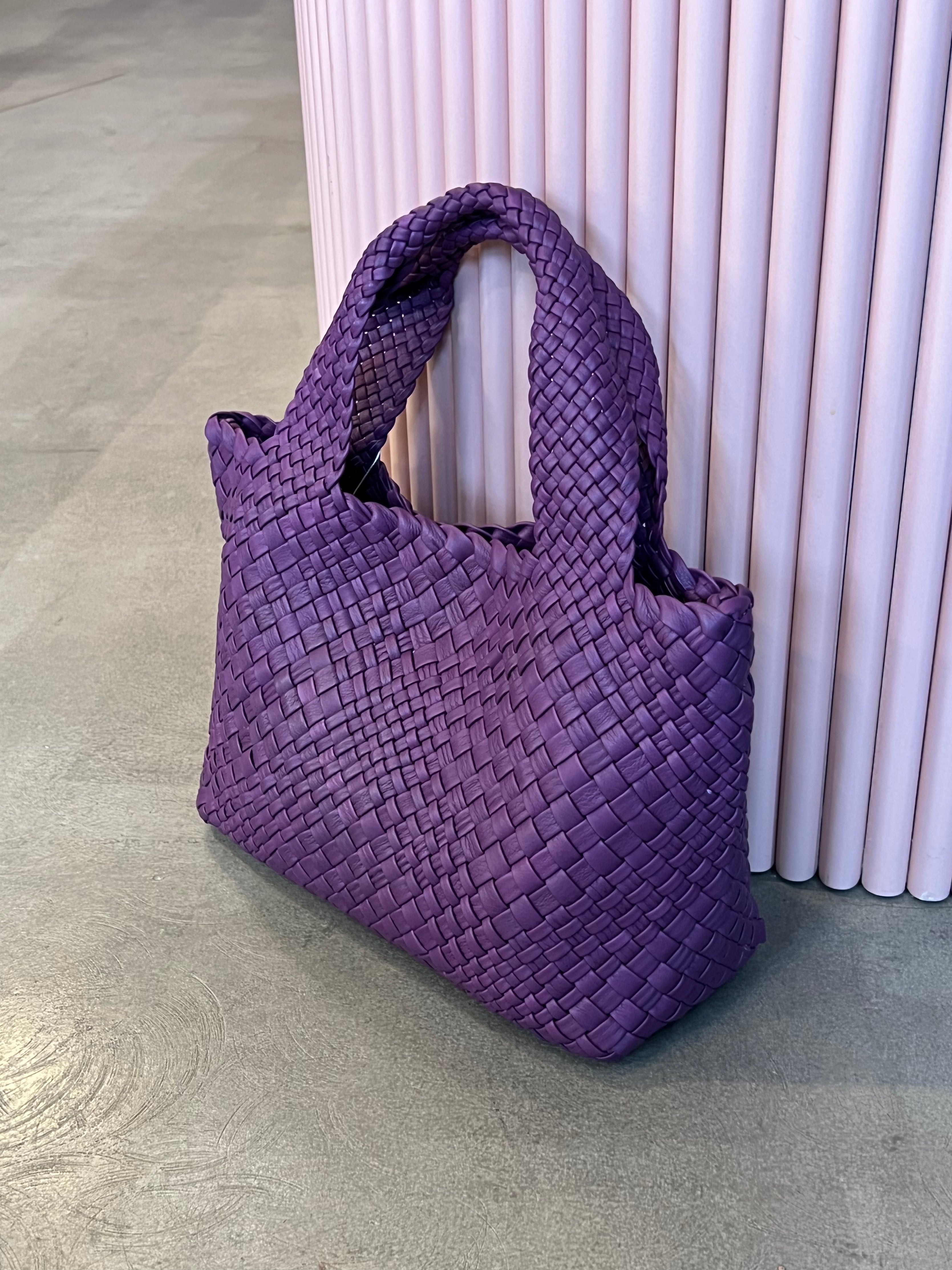 Ghibli Woven Leather Medium Grab Bag