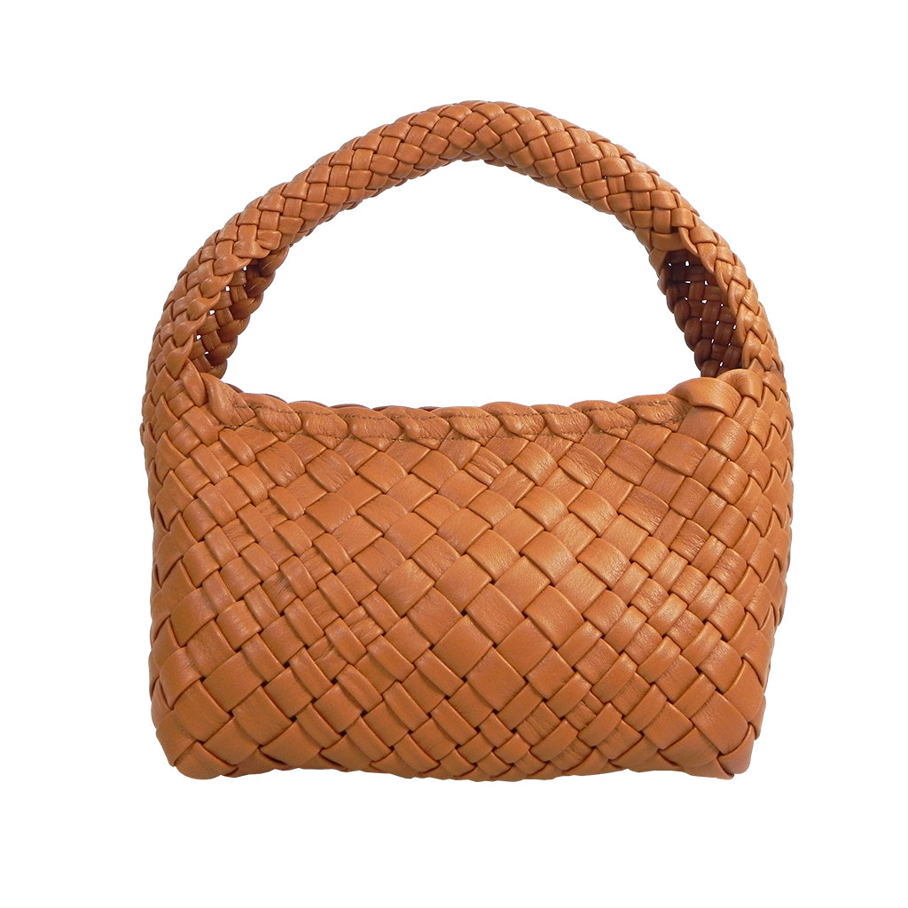 Ghibli Woven Leather Medium Grab Bag