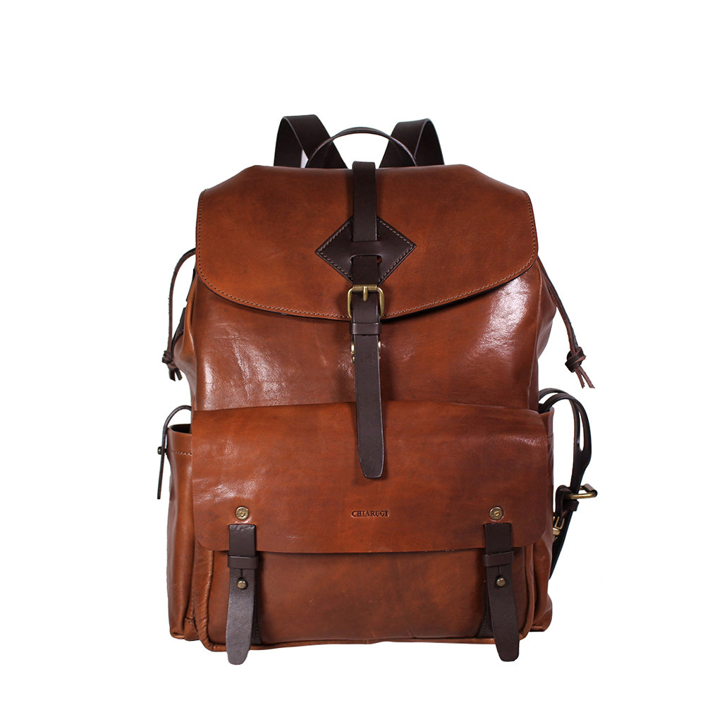 54023 Havana - Vegetable-Tanned | MIRTA Backpack Leather