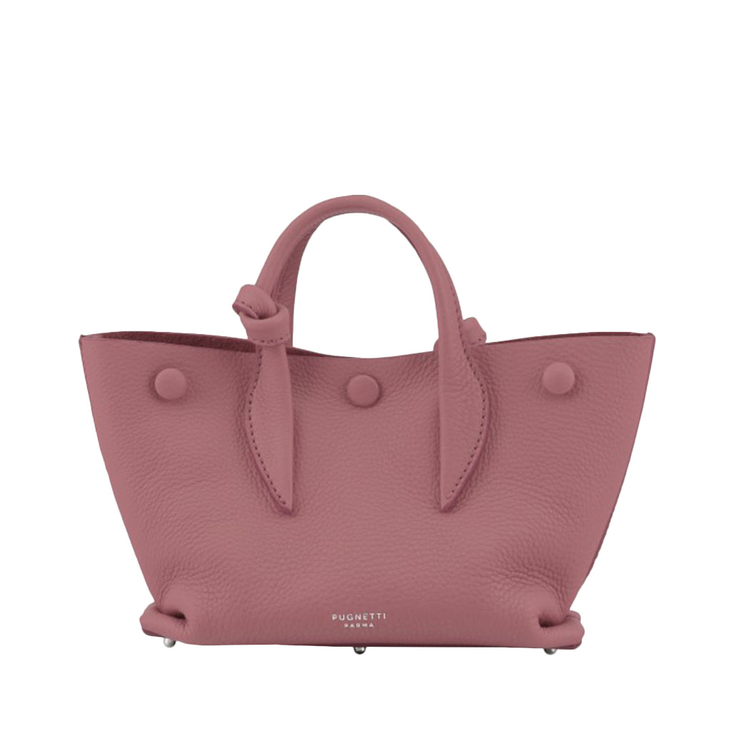 Longchamp Roseau Leather Tote in Pink