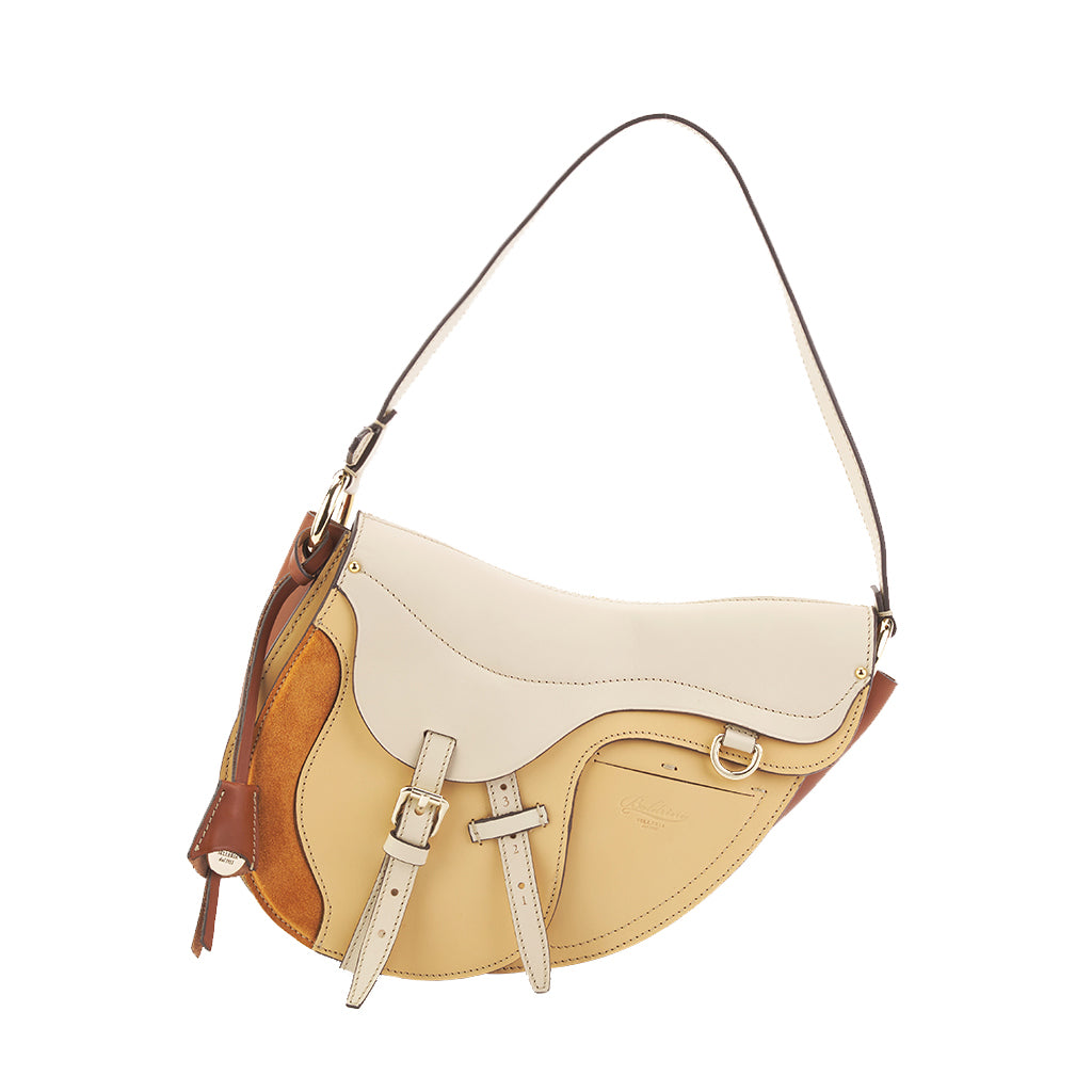 Opera Brown - Vachetta Leather Crossbody Bag | MIRTA