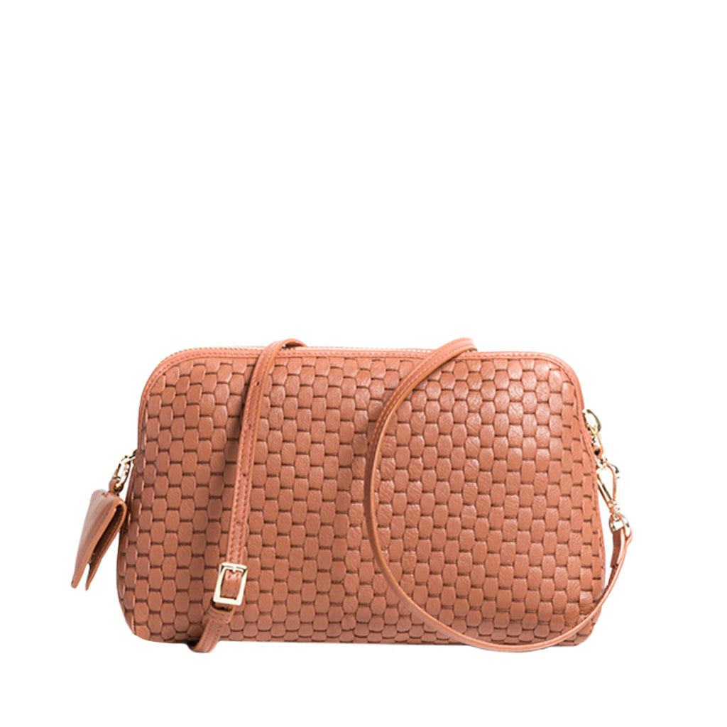 Dentro Mirim Leather Mini Crossbody Bag