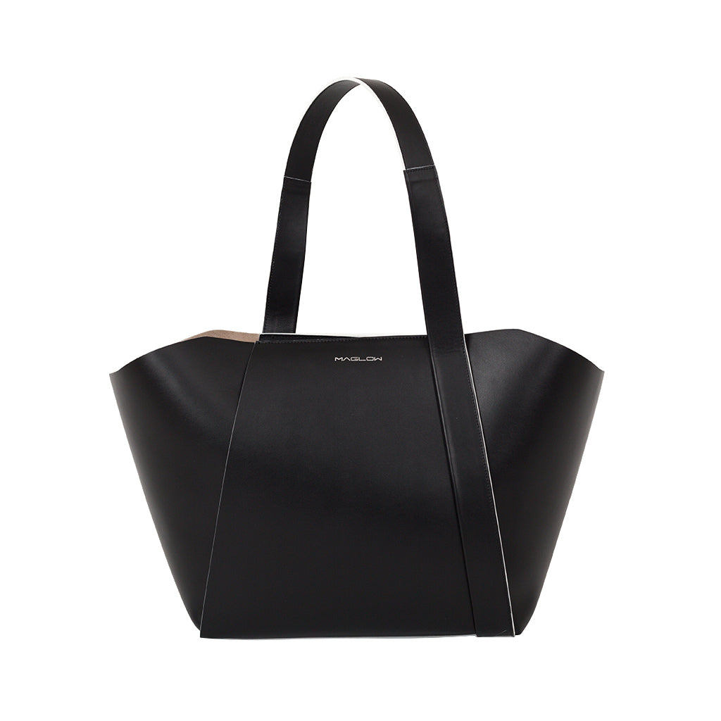 Sillagem Black - Bovine Leather Shoulder Bag | MIRTA