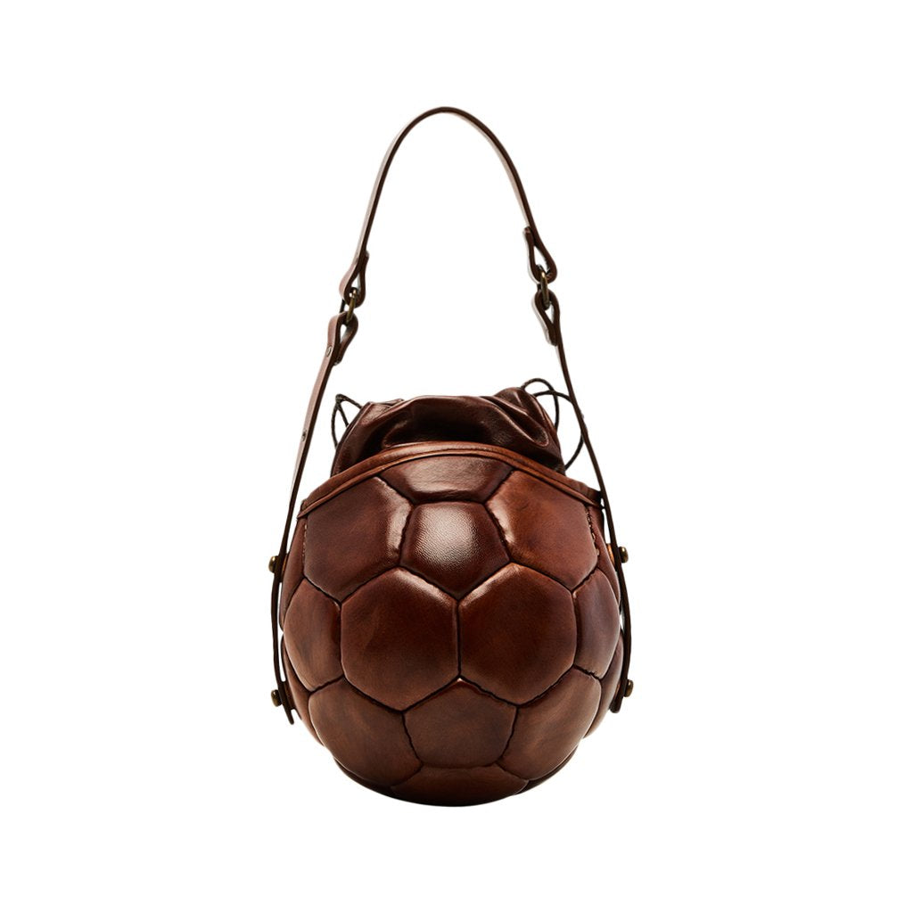 Louis+Vuitton+Soccer+Ball+Top+Handle+Bag+Brown+Leather for sale online