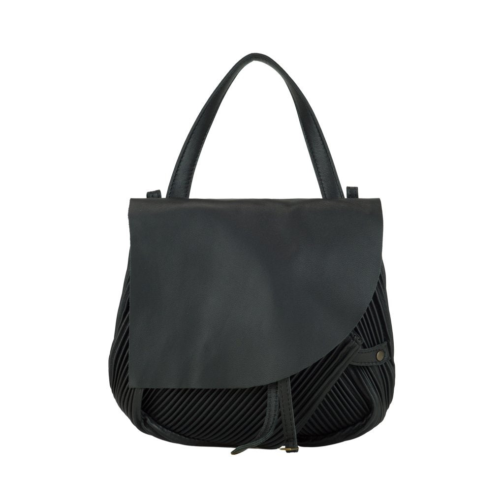 Pleats Please Issey Miyake Square Pleats Bag in Black