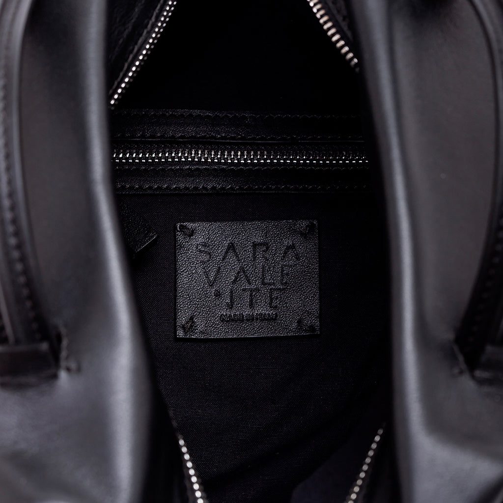 Sara Leather Black