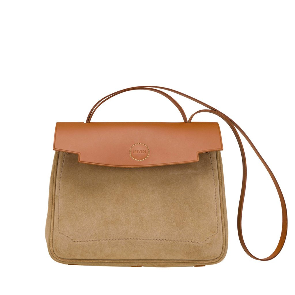 Sand/coffee Nappa Leather Pocket Bag