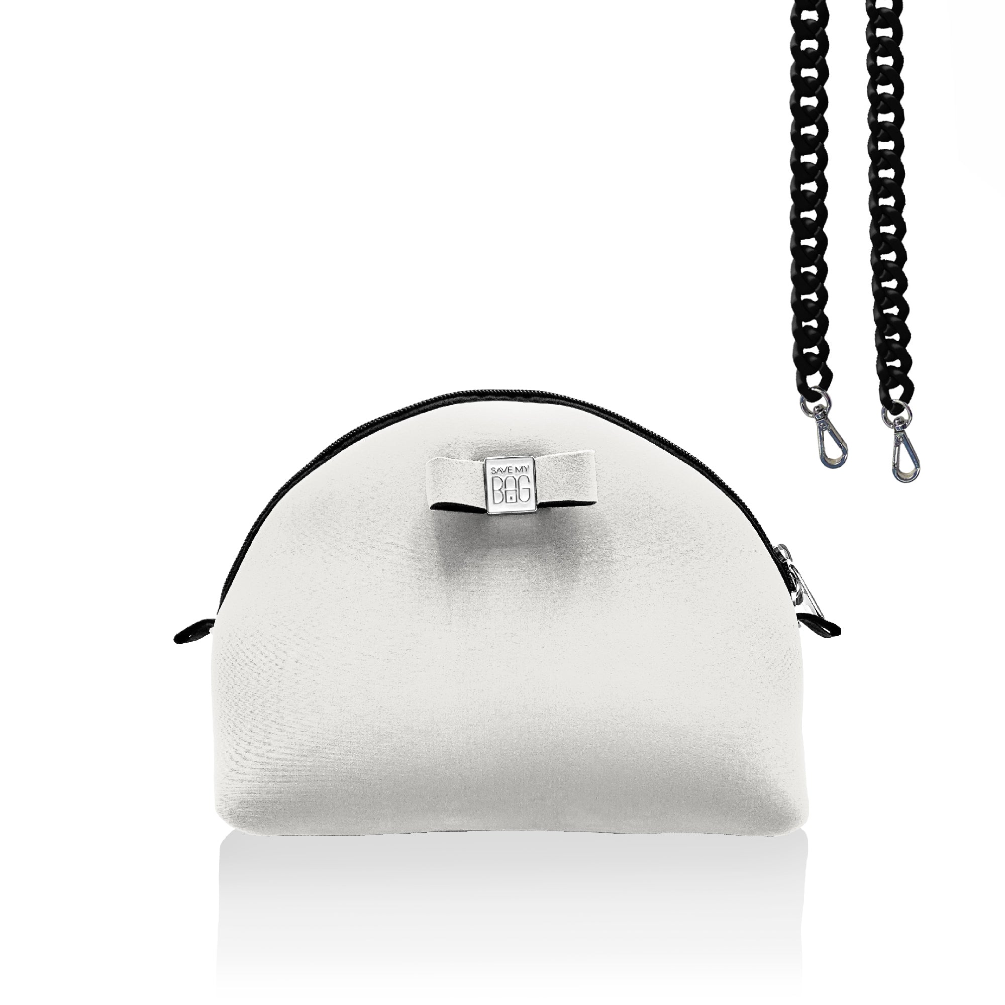 Brera B Grey - Wool Felt and Polyester Shoulder Bag