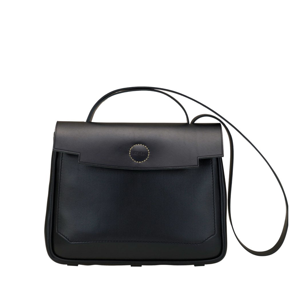 PRITCH Leather Cross Body Phone Pouch in Black