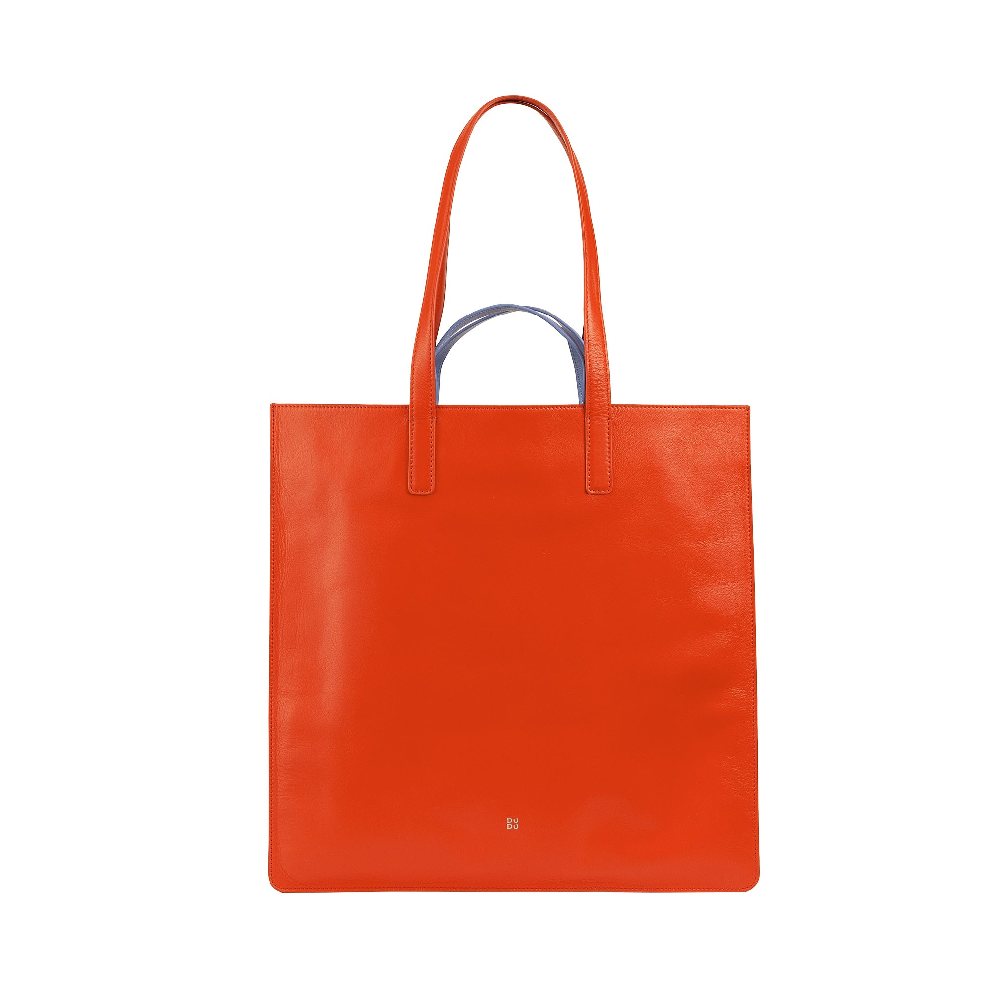 Saint Laurent Borsa Shopping Tote Bags In Yellow & Orange