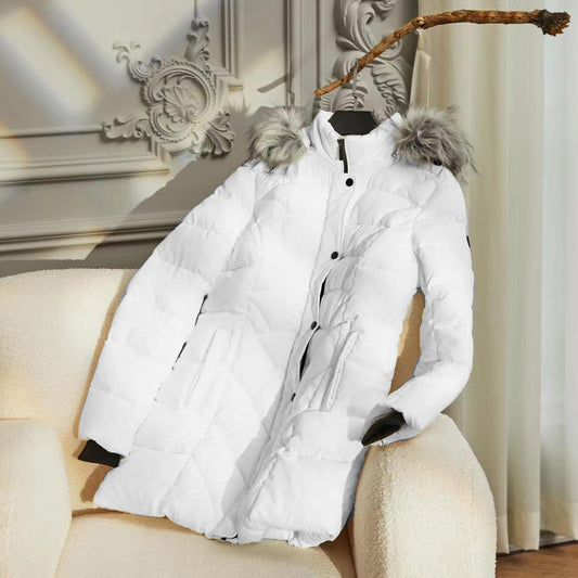 Stay Warm and Chic: Exploring the Benefits of IKAZZ's White Puffer Jacket