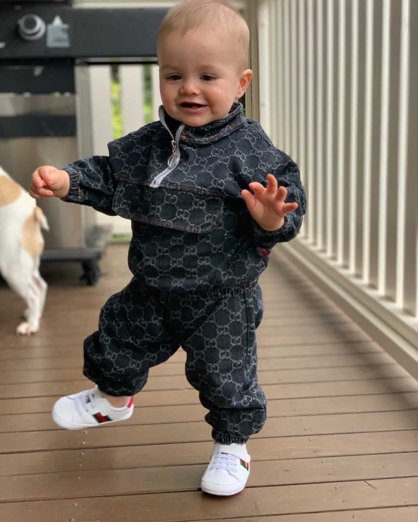 infant gucci tracksuit