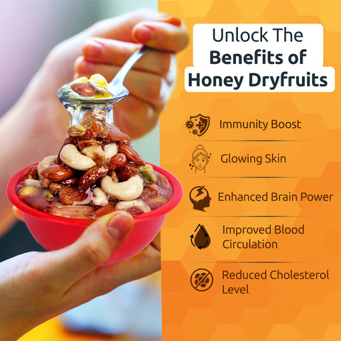 Benefits Of Honey Dry Fruits