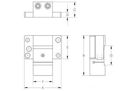 JERGENS BLANK BLOCK 50MM X 2.50X 130MM BLANK STEEL, QLS - 5MB250