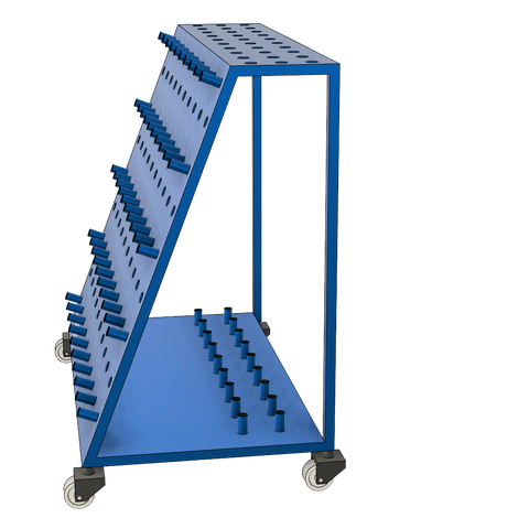 Accessory Cart for Modular Welding Fixtures