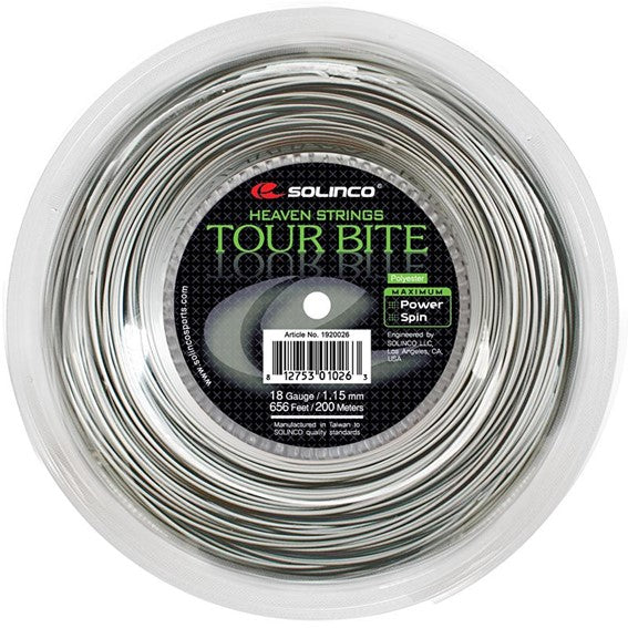 Solinco Tour Bite 17G 200m Tennis String Reel