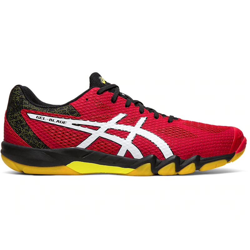 mens red asics