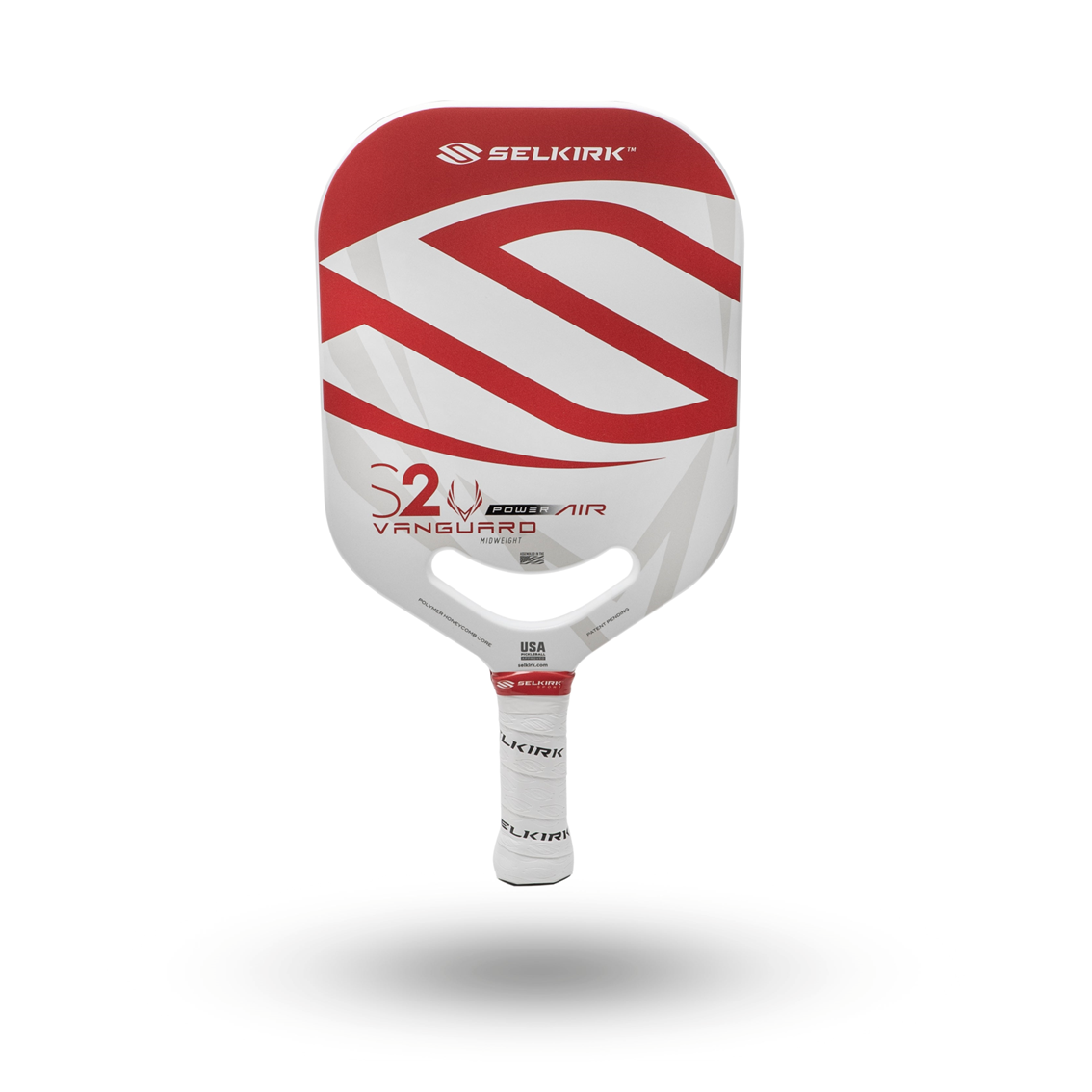 Selkirk Vanguard Power Air S2 Red Pickleball Paddle