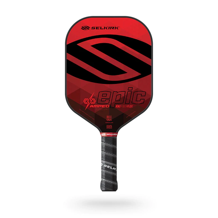 Selkirk Amped Epic Selkirk Red Pickleball Paddle