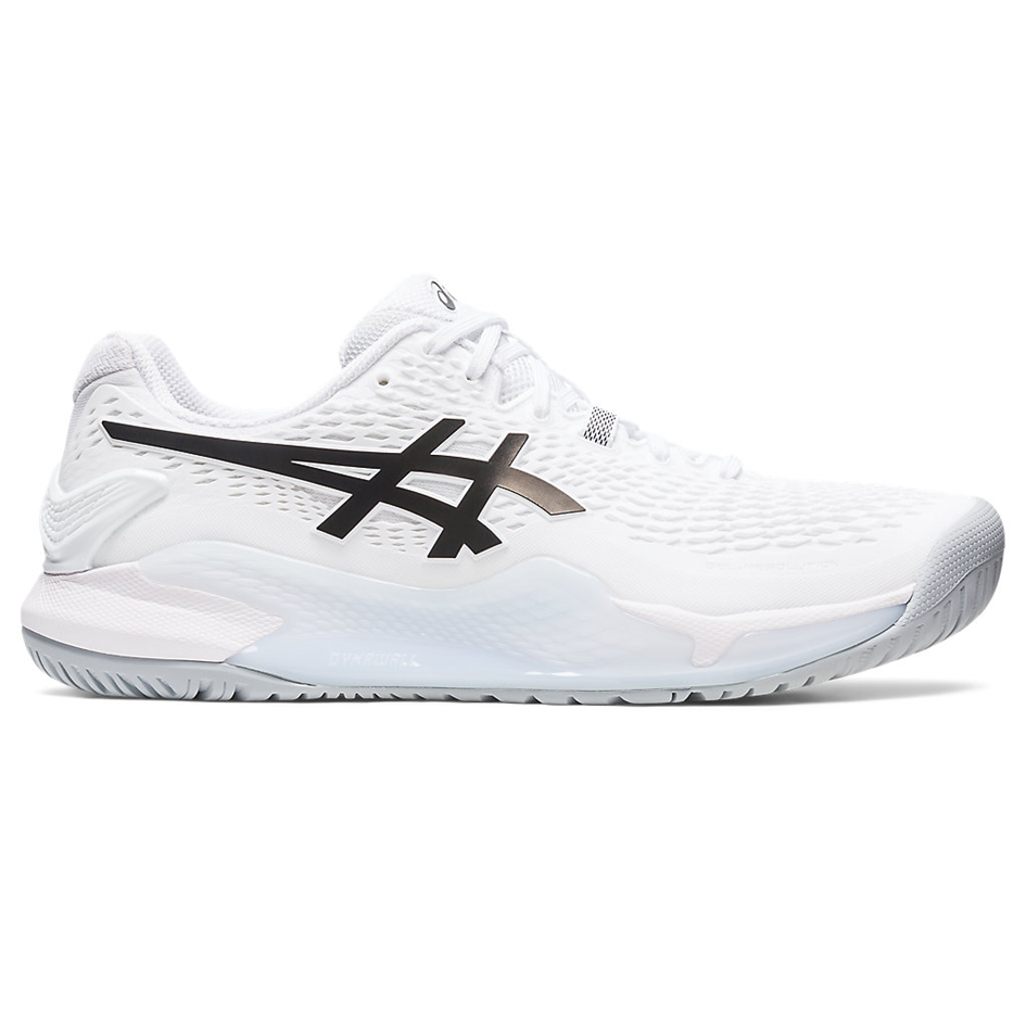 Asics Gel-Resolution 9 White/Black Men's Tennis Shoes