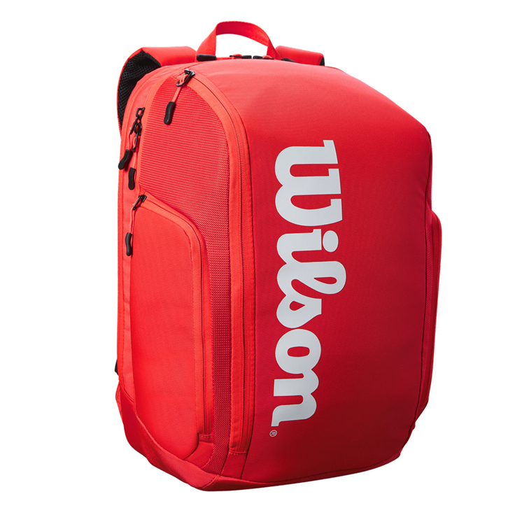 wilson red tennis bag