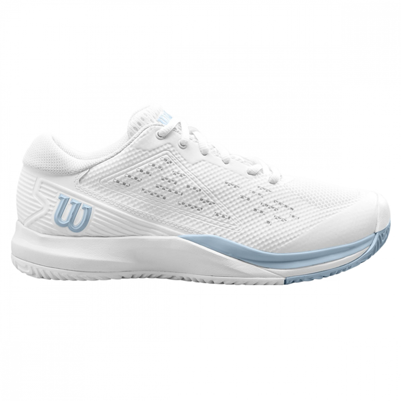 Wilson Rush Pro Ace White/White/Baby Blue Women's Tennis Shoes – Control  the 'T' Sports