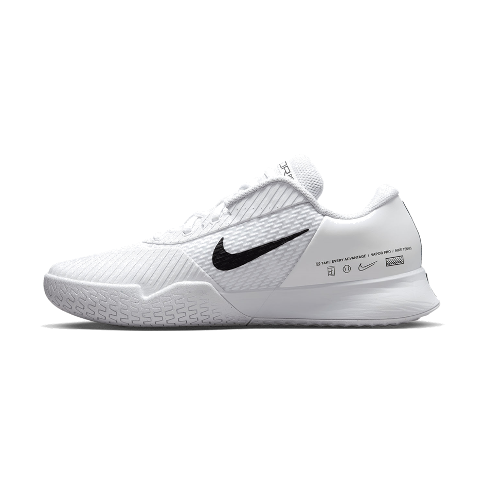 Nike Air Zoom Vapor Pro 2 Hard Court White & Black Men's Tennis Shoes